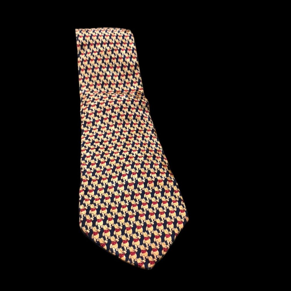 Disney’s Winnie the Pooh Silk Necktie, Collectible Tie, Statement Tie, Men’s Tie